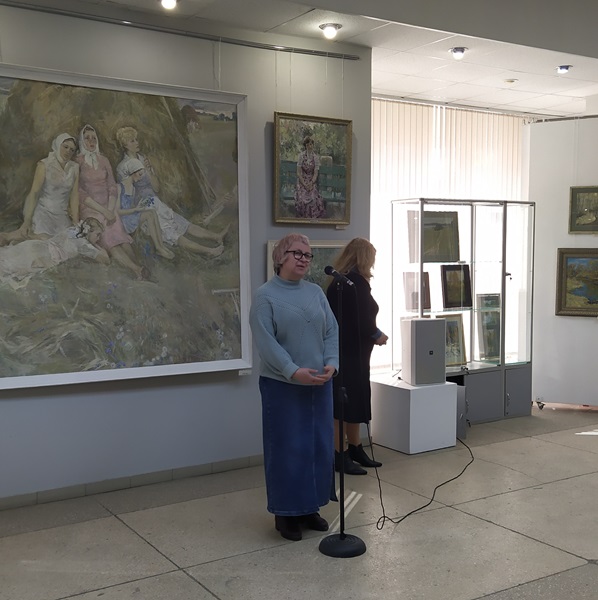 Председатель правления Калужского отделения Союза художников России Ольга Кузьминова