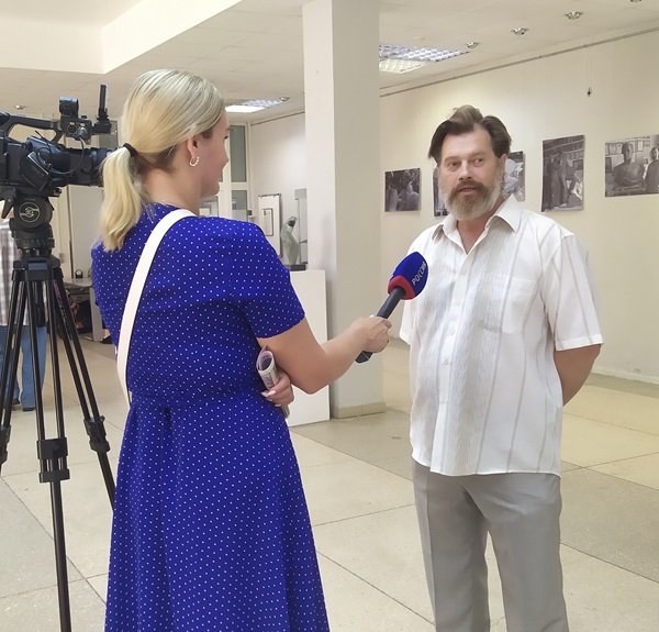 Сергей Лопухов дает интервью калужским СМИ